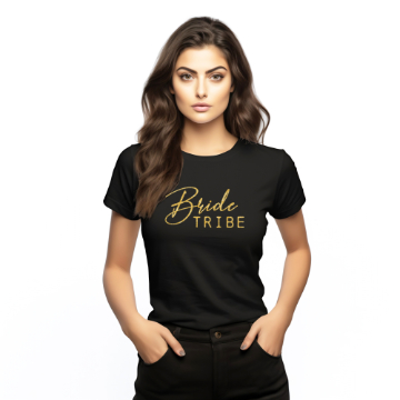 Tricou personalizat pentru burlacite Bride Tribe L